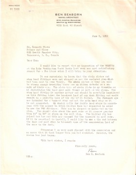 Correspondence with Ben Seaborn, 1952 - Gometra1925